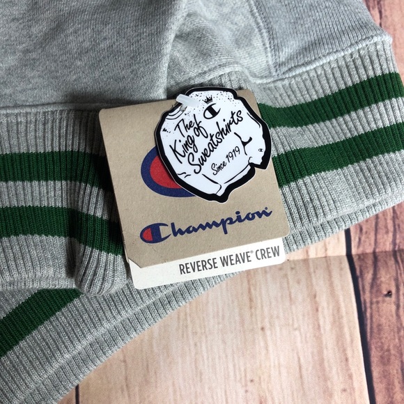 New CHAMPION | Grey Logo Sweater - Picture 2 of 3